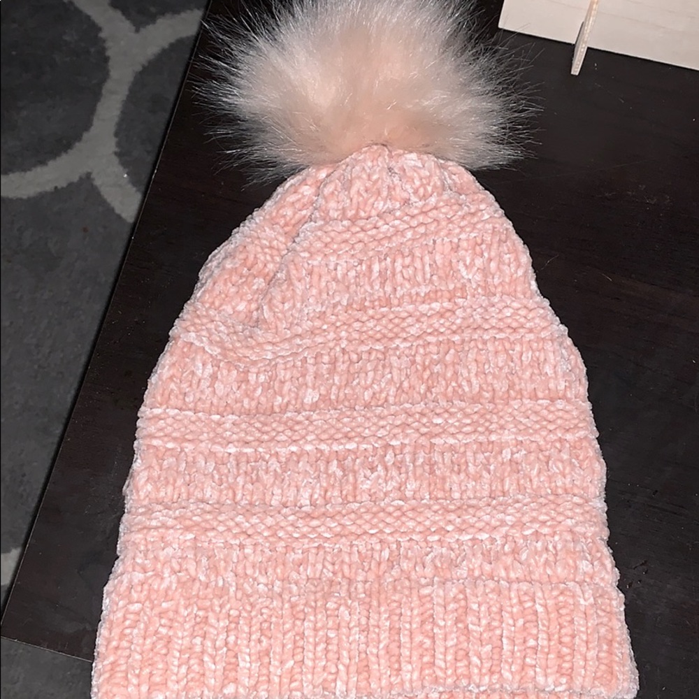 Blush Pink winter hat